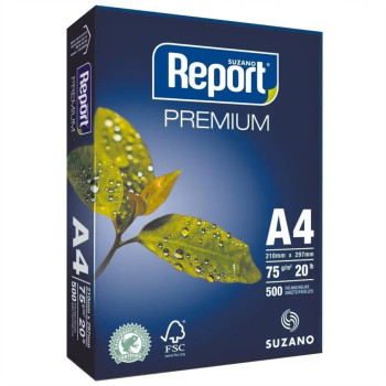 Papel Report Premium A4 75G – Pacote com 500 Folhas